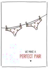 perfect pair Valentines Day Card 35460 created by Cloud 9 Design