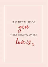 love romance Valentines Day Card 7686 created by Poppy Lane