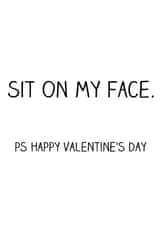 rude crude Valentines Day Card 4970 created by Offhand Cards