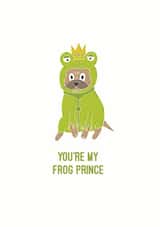 frog prince Valentines Day Card 28244 created by Leanne Parkinson