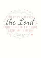 Christian bible Faith Card 12337 created by Philippa H