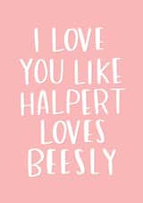 love like Valentines Day Card 33050 created by Nutmeg and Arlo