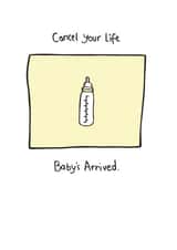bottle parent New Baby Card 12756 created by Charlene Mitchell