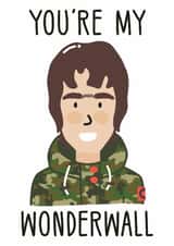 Britpop valentines card created by Studio Boketto