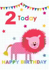 bright circus Birthday Card 12660 created by TillieMint