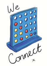 fun connect Valentines Day Card 30044 created by Tarot Close Design