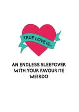 Funny Valentines Card | Boyfriend Valentines Card | Girlfriend Valentines Card | Your Favourite Weirdo created by Bettie Confetti
