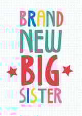 SISTER Female New Baby Card 12663 created by TillieMint