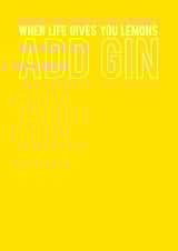 gin lemons Card 30938 created by Kirsty Alexander
