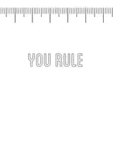 ruler motivation Card 30942 created by Kirsty Alexander