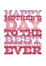 best ever Mothers Day Card 10818 created by Fatchair Print