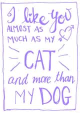 Cat Dog Card 35894 created by PandaBlueCreations