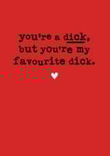 Rude Funny Valentine's Day Card created by Mrs Best Paper Co.