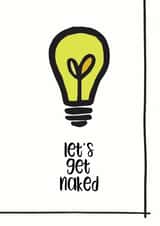 naked husband Valentines Day Card 28079 created by Open Space Collective