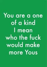 fuck yous Valentines Day Card 35985 created by OBJECTABLES