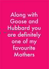 funny favourite Mothers Day Card 12795 created by OBJECTABLES