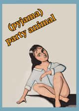 pyjama pajama Card 36079 created by Myrtle Munday