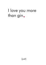 gin valentine Valentines Day Card 12931 created by Different Design Co