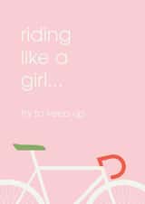 cyclist bikes Card 30970 created by Rudi & Co.