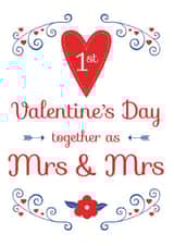 gay first Valentines Day Card 4789 created by Hello Fridays Studio