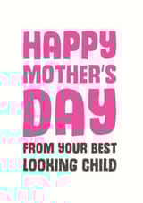 funny cheeky Mothers Day Card 8982 created by Mostly Beautiful