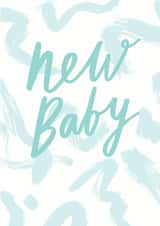 boy shower New Baby Card 11110 created by Sadler Jones