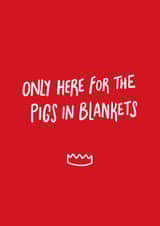 Pigs in blankets. created by Emily Strefford-Johnson