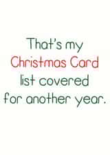 Christmas Covered Card 36127 created by Rubber John