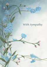 thinking berevement Sympathy Card 13057 created by Lucy Reynolds