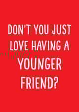 Younger friend card created by Afewhometruths