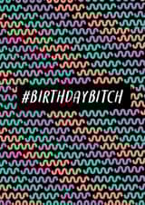bitch funny Birthday Card 12980 created by Paper Plane
