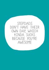 stepdad awesome Father's Day Card 12985 created by Paper Plane