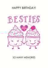 besties Female Birthday Card 12425 created by Lisa Marie Designs