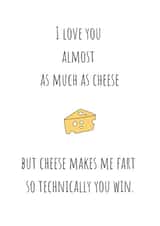 cheesy love Card 29921 created by Lou La La