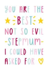 Not so evil stepmum card created by Joanne Hawker