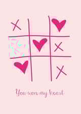 tictactoe hearts Love & Friendship Card 34081 created by Dyza Esmas