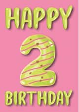 donut doughnut Birthday Card 36568 created by Pink Cat Design