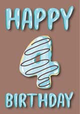 donut doughnut Birthday Card 36572 created by Pink Cat Design