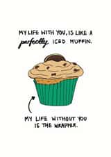 muffin cakes Anniversary Card 34662 created by Megg Hems