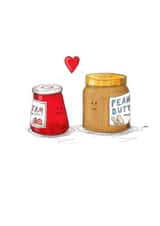 Peanut Butter Jelly Anniversary Card / Valentines Day Card created by Lee Hunt