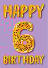 donut doughnut Birthday Card 13361 created by Pink Cat Design