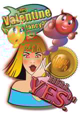 Valentine Saucy Card 36395 created by Nigel Brock