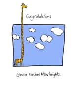 giraffe animal Exams Card 12760 created by Charlene Mitchell