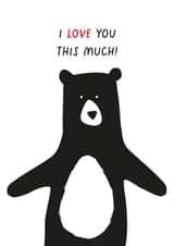 i love you this much! created by Heather Alstead Design LTD