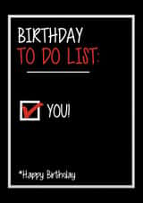 Boyfriend girlfriend Birthday Card 8115 created by Filthy Sentiments