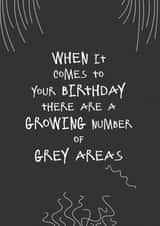 grey hair Birthday Card 35656 created by Eoin McKeown