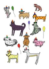 celebration party Birthday Card 13179 created by drawnonna