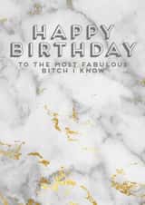 bitch bff Birthday Card 8117 created by Filthy Sentiments