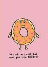 Donut Gym Love & Friendship Card 10973 created by Love Gemma & Co