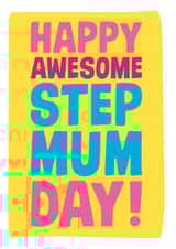 stepmum Female Mothers Day Card 3014 created by Dean Morris Cards